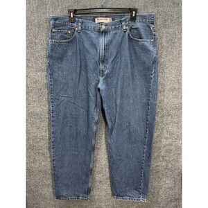 Levis 550 Jeans Mens 42x32 Blue Relaxed Slight Taper 100% Cotton Medium Wash